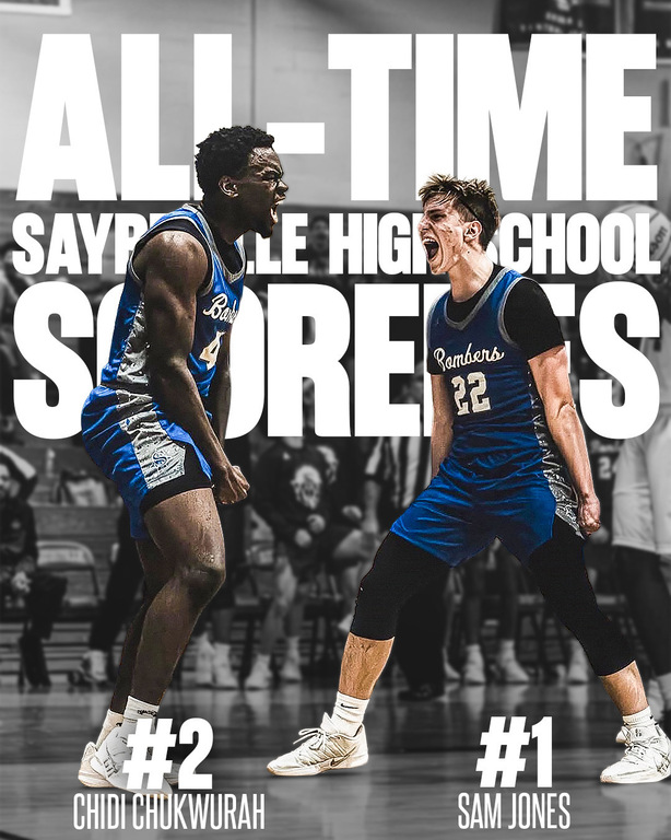 Boys Basketball All Time Leading Scorers
1. Sam Jones 1628+
2. Chidi Chukwurah 1548+