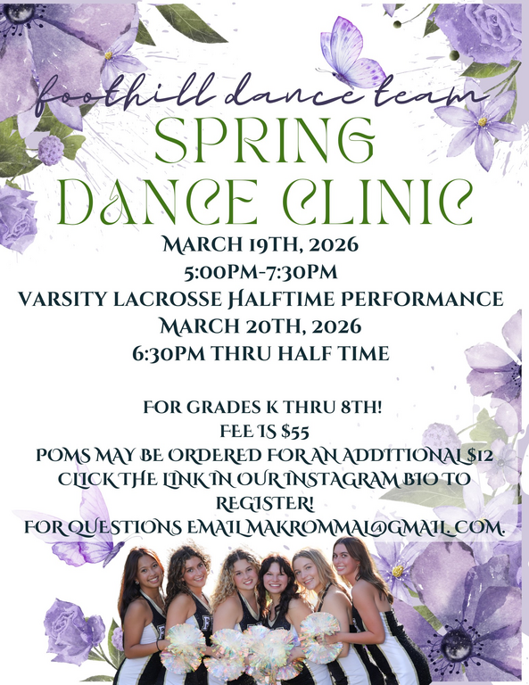 FHS DANCE 2026 SPRING DANCE CLINIC