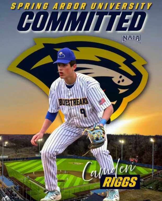 Congratulations Cam on your commitment to play at the next level.