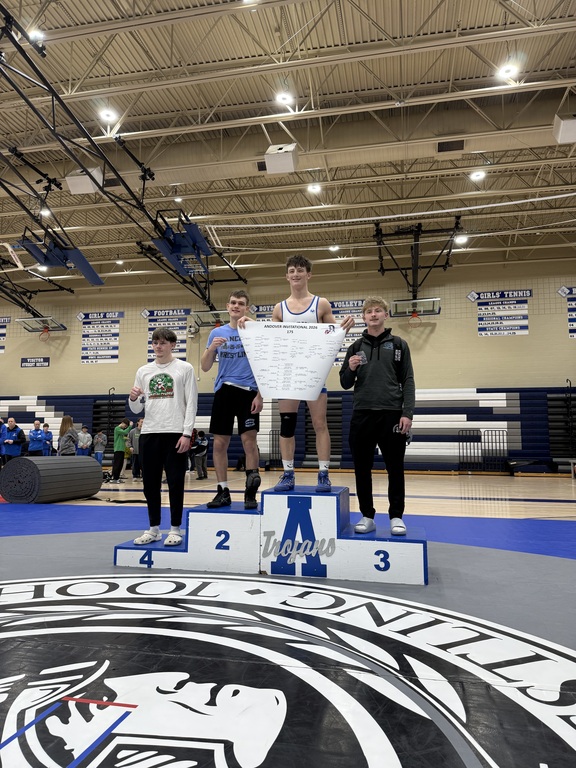 Congratulations to Blayre on placing 3rd at the Andover tournament today!