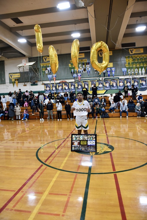 VANDEN VIKING BASKETBALL ALL STAR MR. 1,000 POINTS # 0 CHRISEANIE NEALY CONGRATULATIONS.