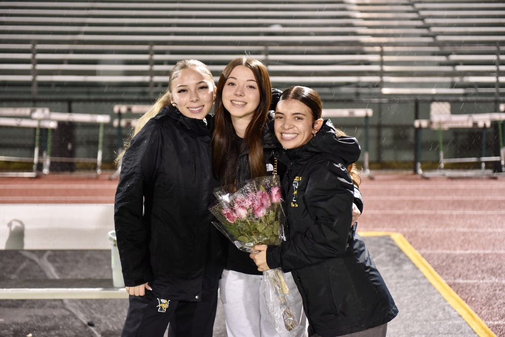 VANDEN VARSITY GIRLS SOCCER SENIORS NIGHT IN THE RAIN !!!!CONGRATULATIONS TO ALL OF YOU .