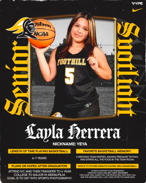 Celebrating senior, Layla Herrera! 🖤💛