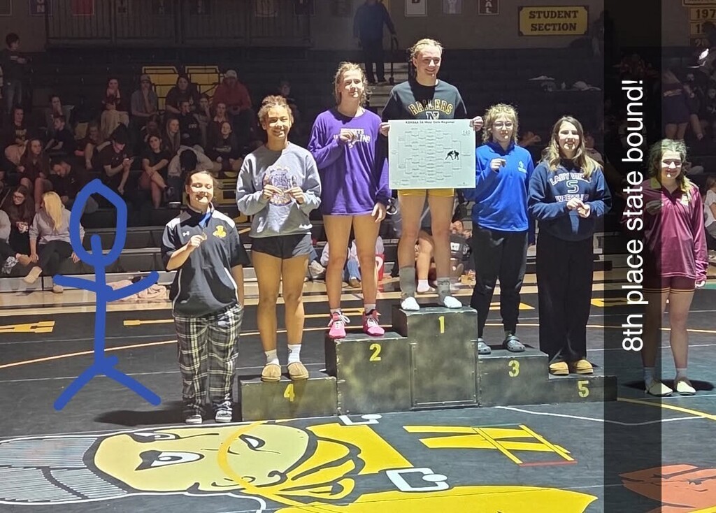 Congratulations to Hailey she placed 8th and is a State Qualifier!