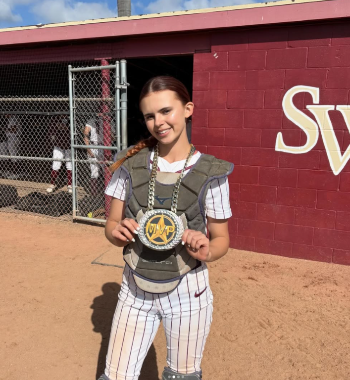 Game mvp to our catcher @zoee.andradee for being outstanding behind the plate.