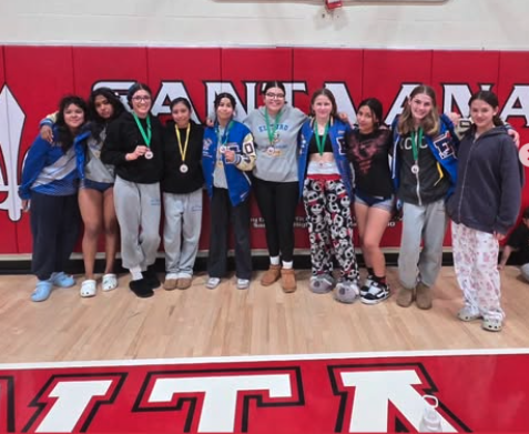 Throwback to the El Toro Lady Chargers competing at the Lady Saints tournament. The varsity team finished in 10th place out of 54 schools. Congrats to our medalists! GO CHARGERS!!! ⚡️⚡️🤼‍♀️⚡️⚡️

Tasi 5th
Leila 6th
Savannah 6th
Isabel 6th
Johana 6th
Diana 