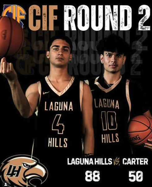 Hawks take the win in Round 2! Great team basketball! Boys will be home for Quarter Finals against Orange Vista on Tuesday!!!

Jackson Burnham 23
Myles Mittelsteadt 21
Matthew Diggs 20

Hawks are 15-11 (7-1 in League)

Go Hawks!!!