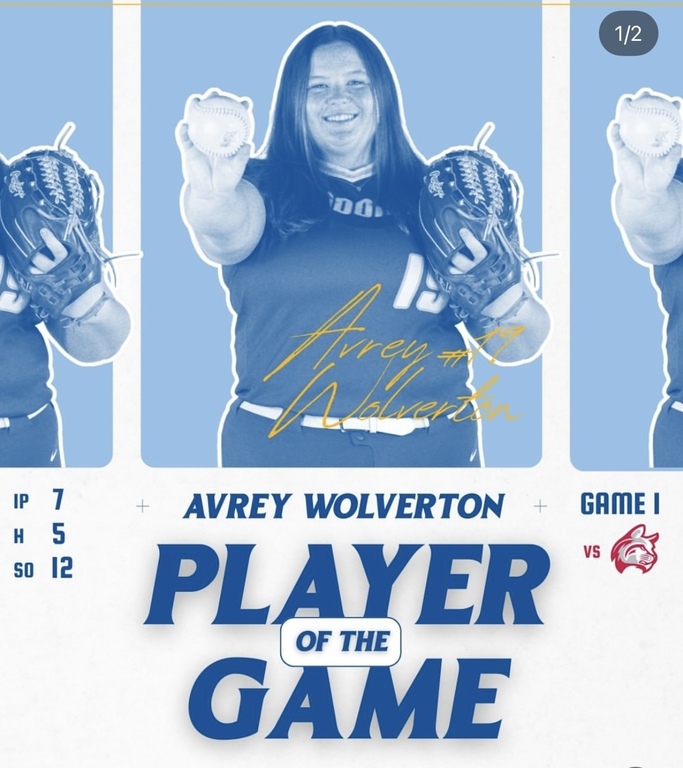 Player of the game!! Vs. Indiana Wesleyan