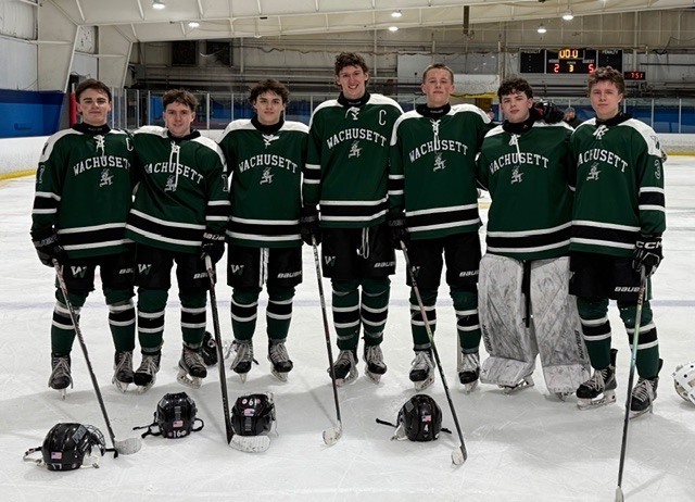 Congrats to our CMass All Stars from L to R:  Cody Penniman, Ryan Flaherty, Travis Laidlaw, Matt Brousseau, Jake Penniman, Kevin Shaw  and Brayden Allaire.  

The boys played in the CMass All Star Game yesterday and helped the North teams to a 5-2 win.  
