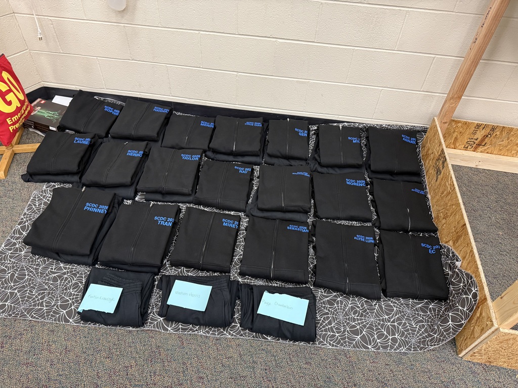 Shirts and pants are in at north campus must pay to pick up$20 hoodie $15 for pants you ordered there are no extras.
