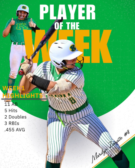 PLAYER OF THE WEEK 🔥
Big-time performances deserve big-time recognition!
Congrats to Marilyn Zarate for dominating the weekend with:
⚡ 5 Hits
⚡ 2 Doubles
⚡ 3 RBI’s