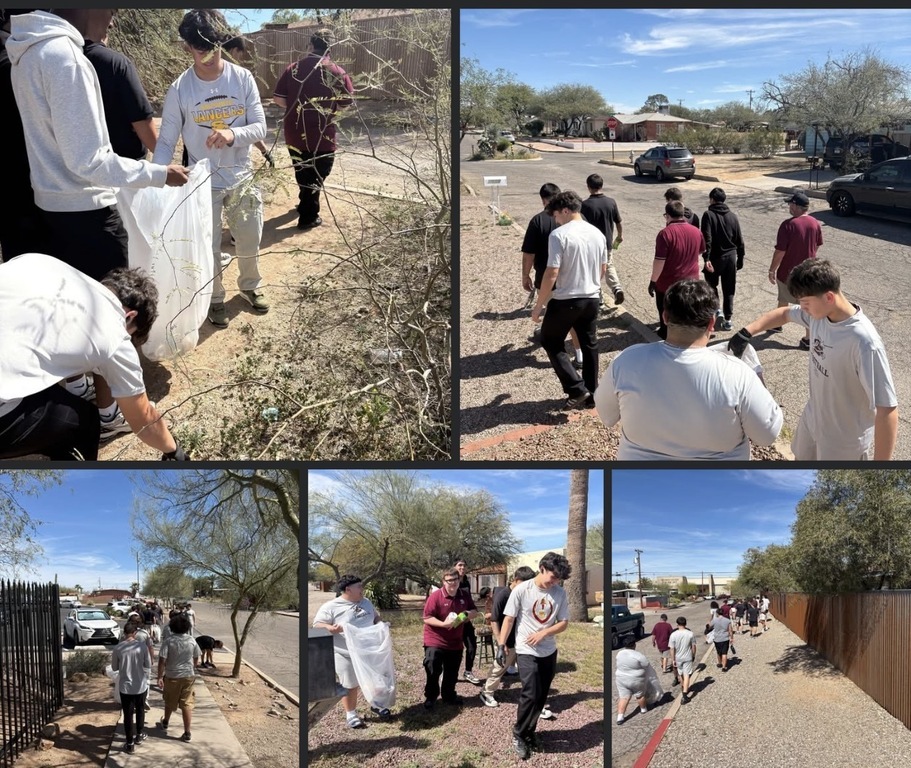 Last Wednesday, our football team, led by Coach Ryden, hit the streets around campus for an hour of service, picking up trash and showing what it means to be Lancers on and off the field. Proud of these young men for giving back to our community.