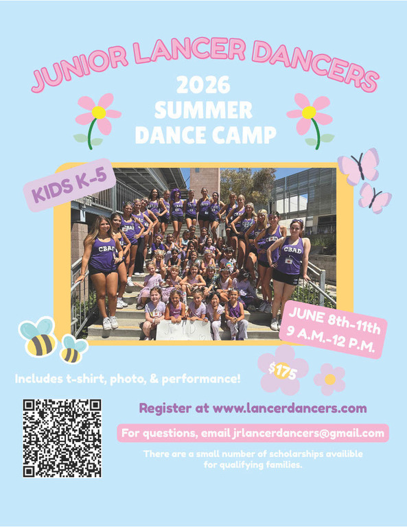 2026 Jr. LD Summer Camp - Don't miss this fun filled week with the Lancer Dancers!