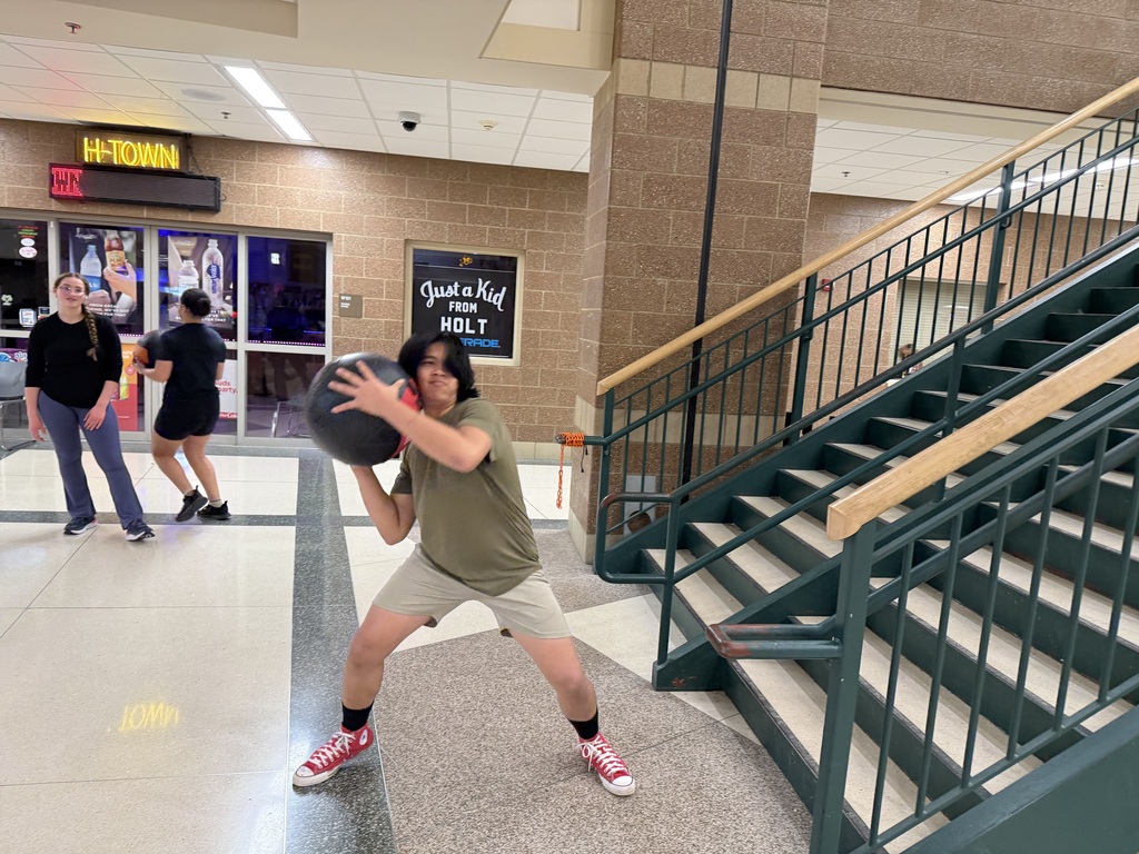 Throwers getting some work inside