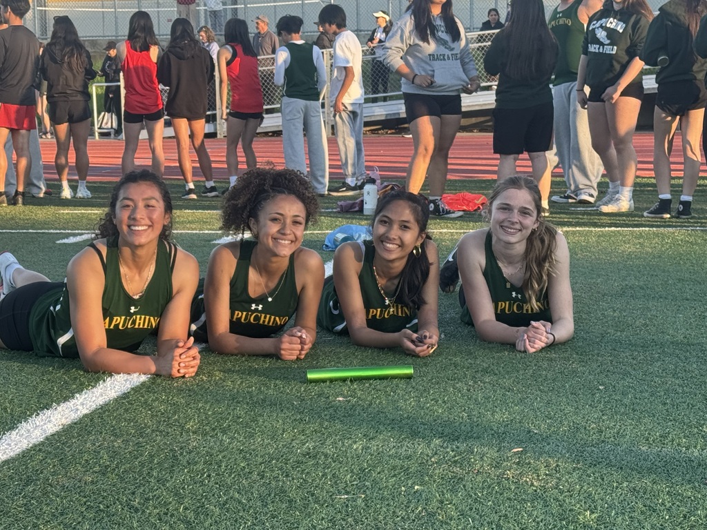 Girls Varsity 4x400 team vs Mills