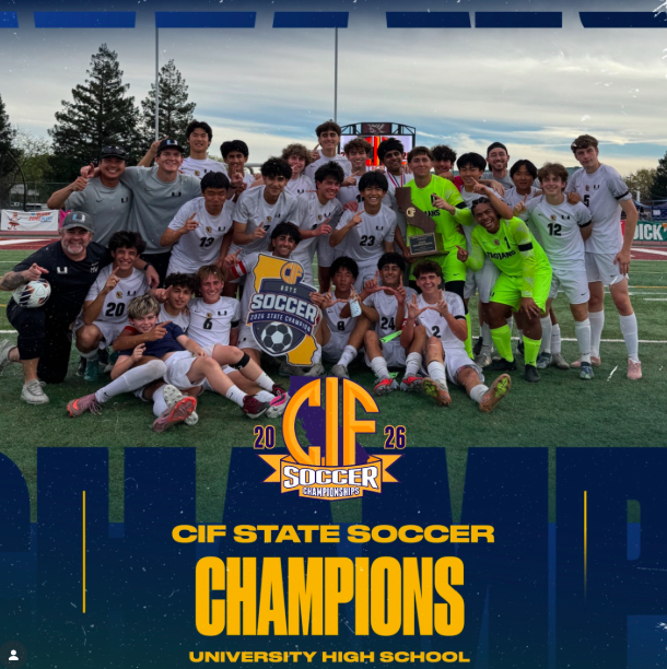 🏆⚽ Congratulations to University High School- 2026 CIF State Division IV Boys Soccer Champions!