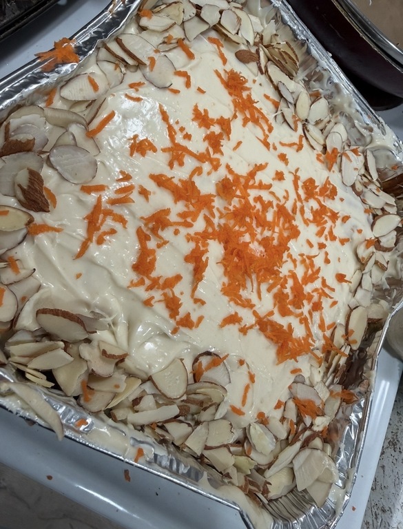 Making Carrot cake for MUN final!!!