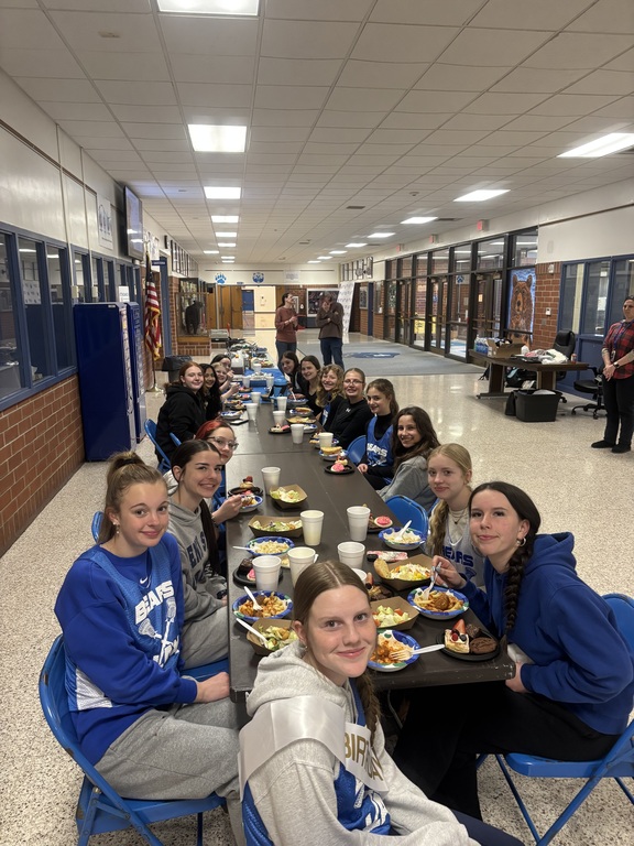 Pasta Before Our BIG First Game!!!
