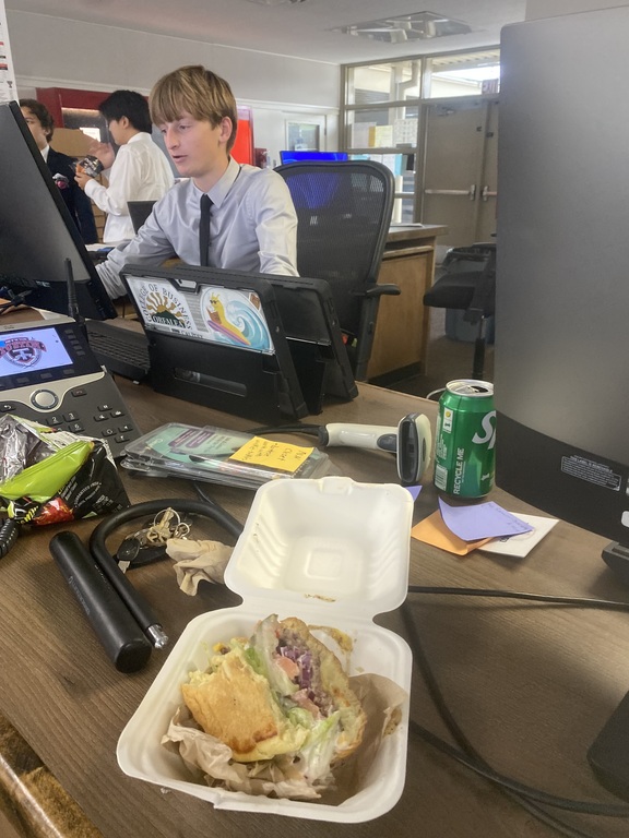 Conference lunch with the crew! #TKburgers4life