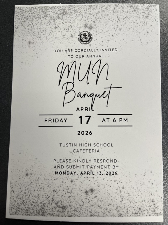 Looking Forward to this year’s banquet!
