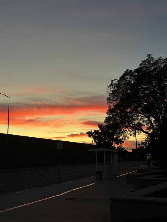 Nice sunset after THS MUN conference