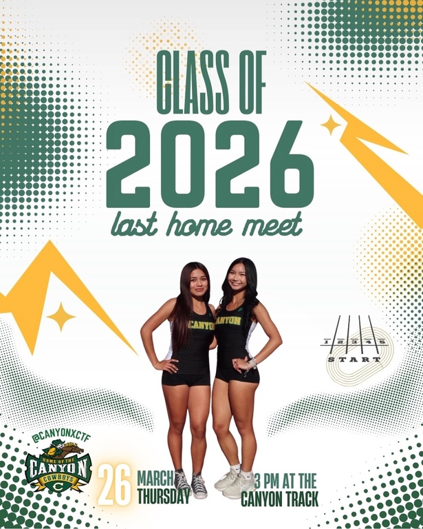 Today is our last home meet of the season. We also are going to recognize our Senior and parents at the beginning of the meet!! Thank You Senior parents and athletes for the memories!!
