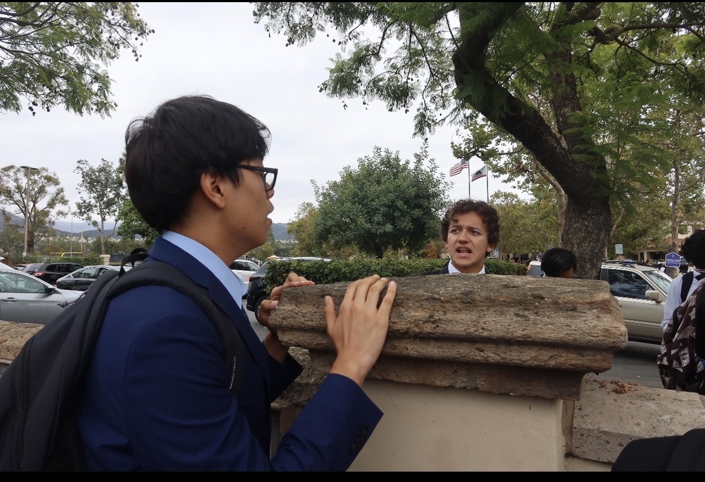Talking with Noah after SOCOMUN