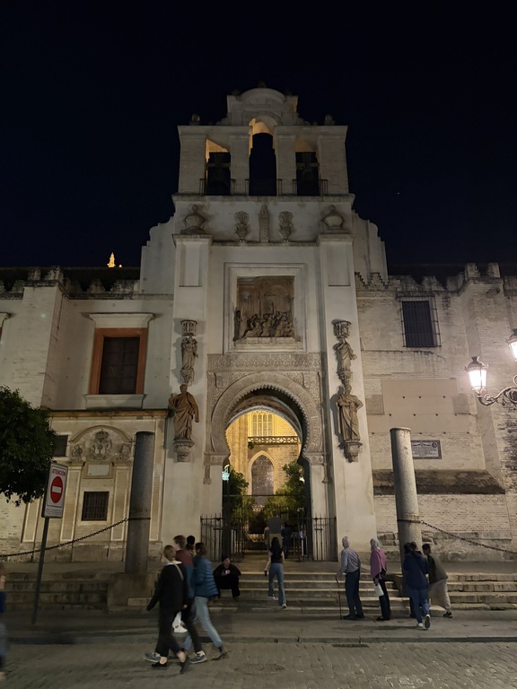 Sevilla church during MUN trip