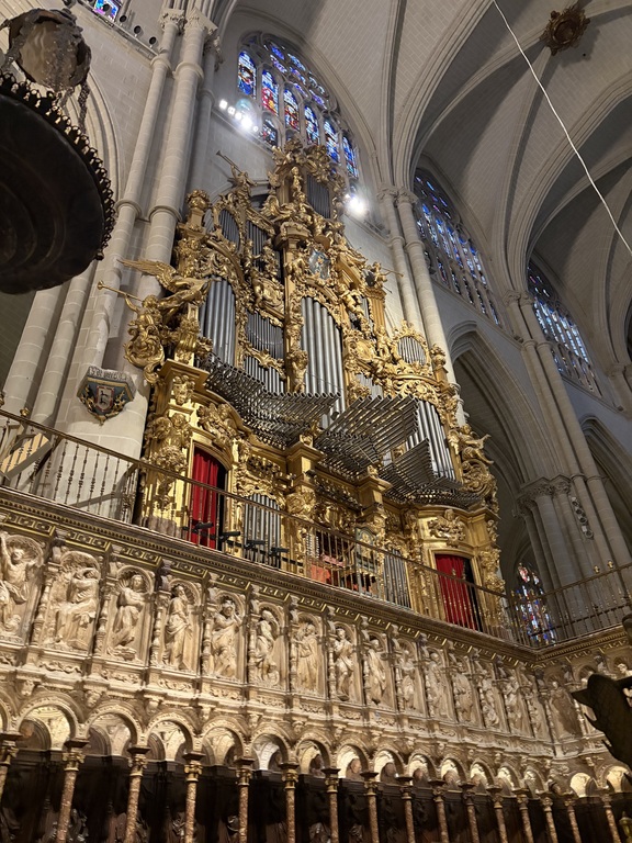 Interior of Sevilla church during MUN trip