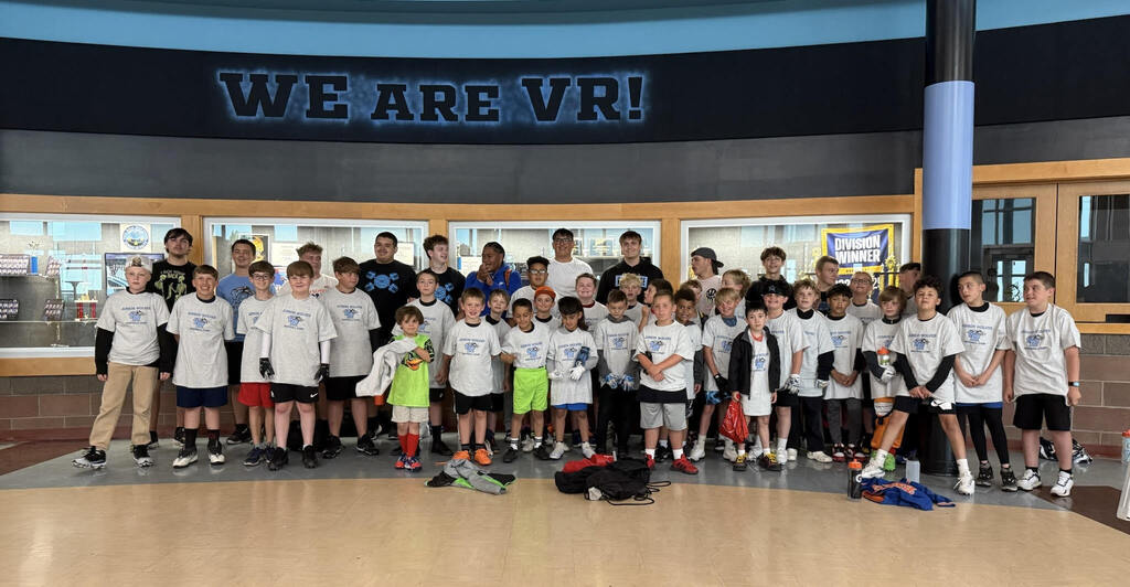 Young campers from Jr Wolves Camp 2025