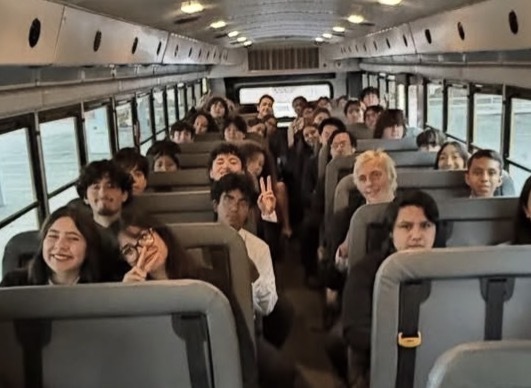 Bus to SOCOMUN (I was next to Adam Whyte)