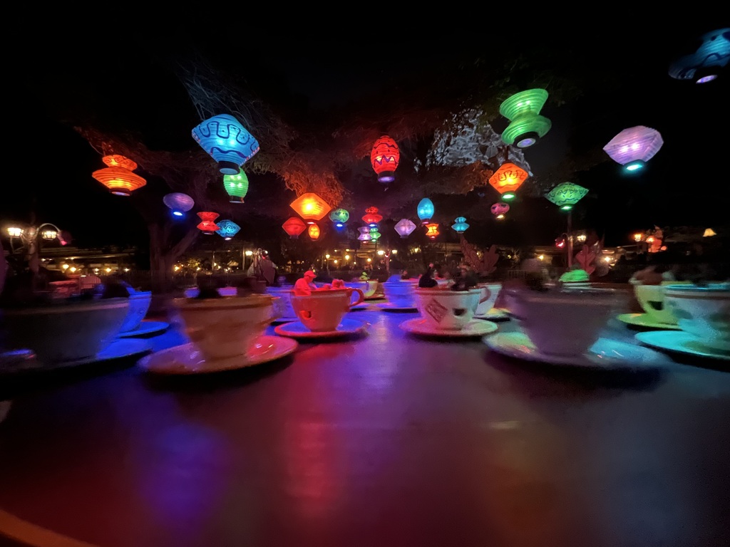 Awesome Teacup Ride at THS MUN Disneyland Trip