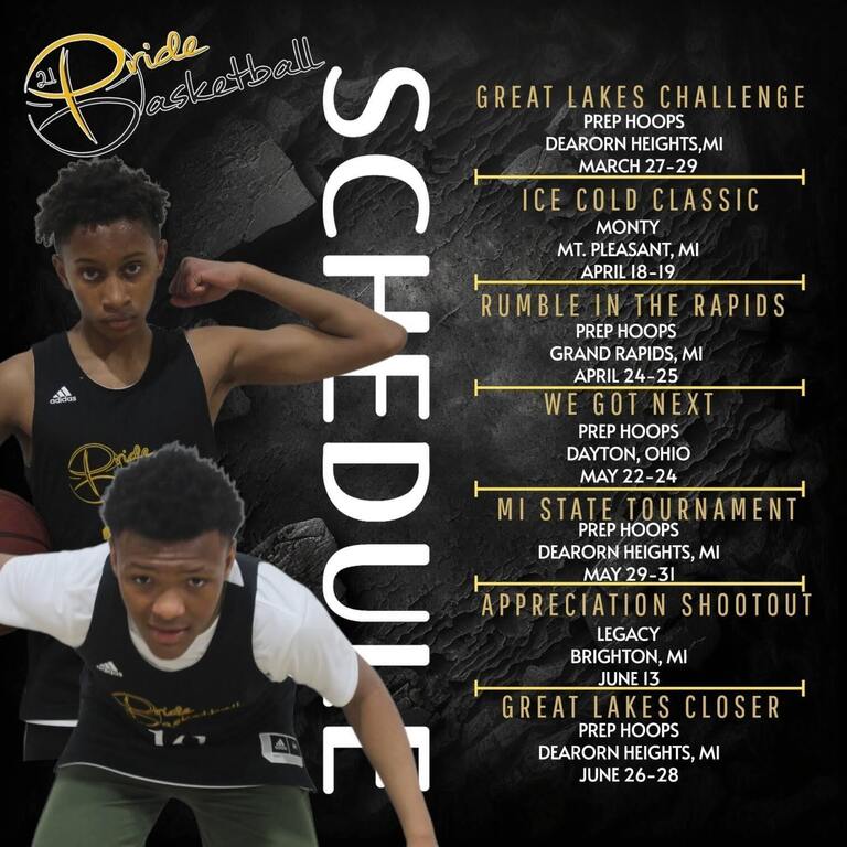 Spring / Summer Schedule subject to change