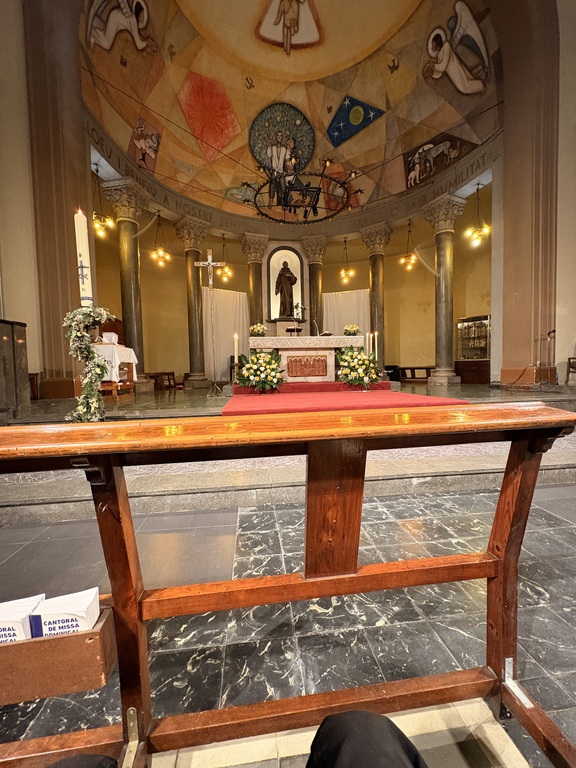 At church on Easter in Spain!