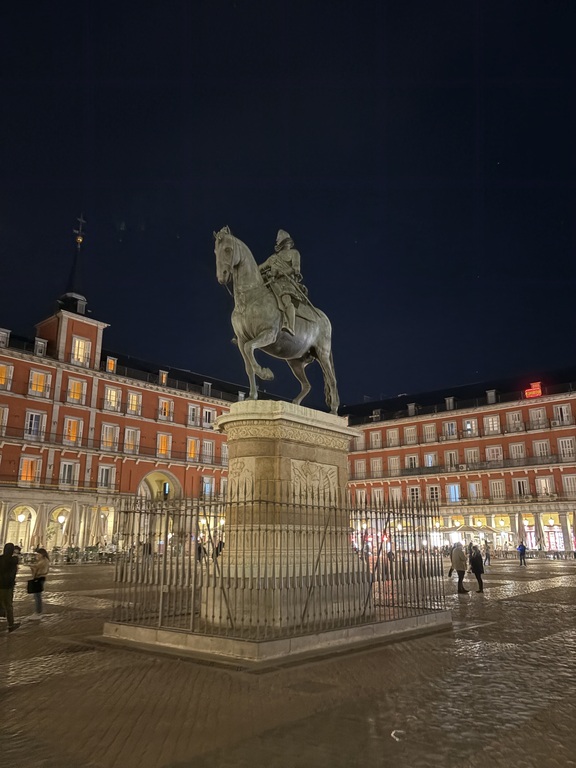 Plaza mayor during MUN Spain trip