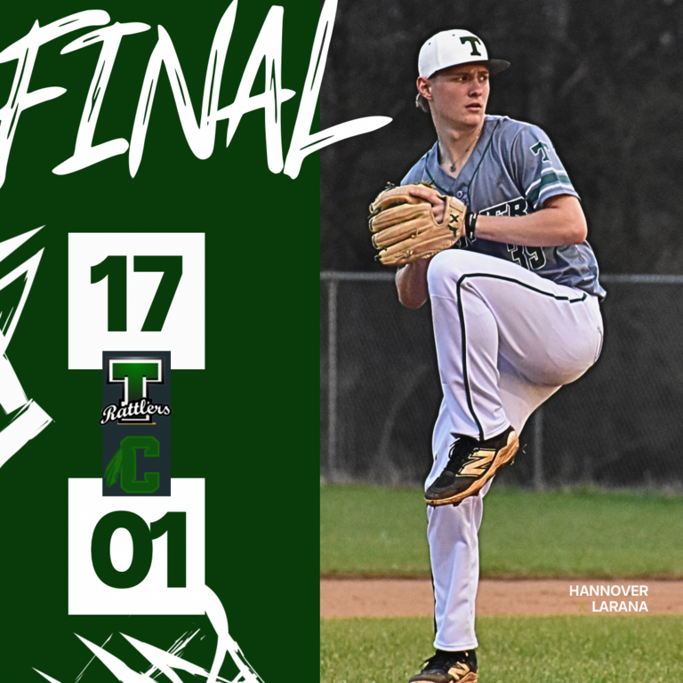 Final.
Rattlers bats were hot!

Join us Monday at 5pm Senior Night! 
#GoRattlers
#TannerStrong
#RattlerPride
#RattlerNation
#THS

1-0 next game!