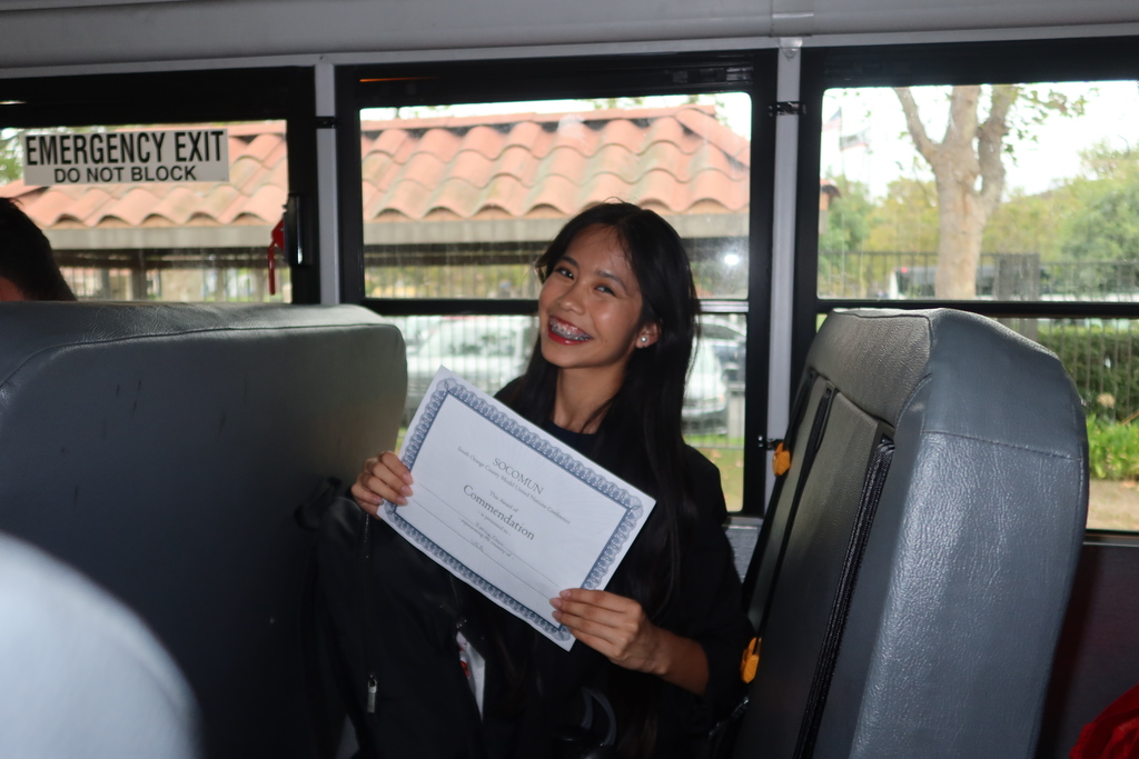 Emily stuns with a commendation