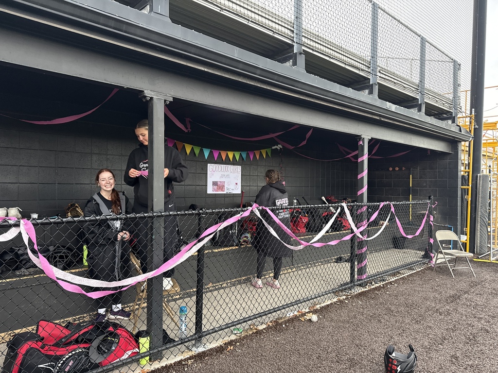 Prank wars: decorating before their Saturday game