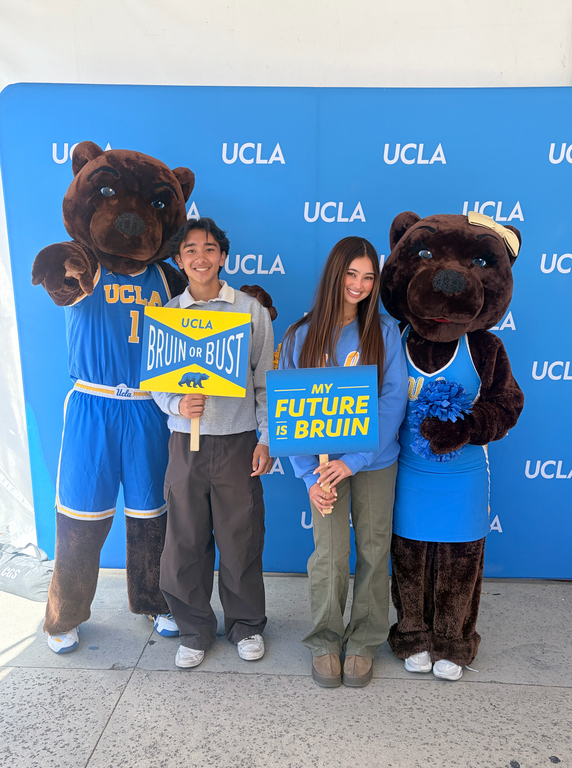 Ellie and Remy at Bruin Day
