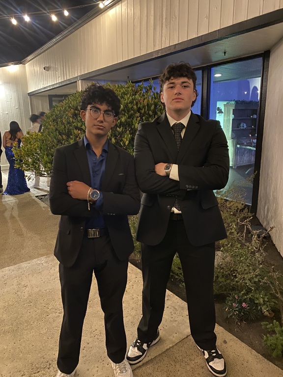 With my MUN classmate Rahul Barot all dressed up!!
