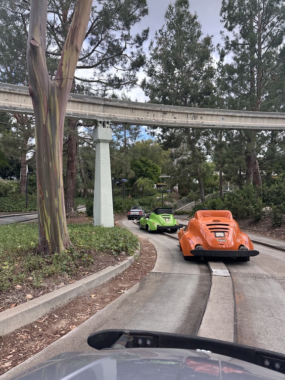 autopia ride at mun senior disney trip