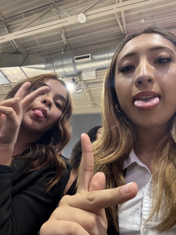 Me and Nat ready for conference