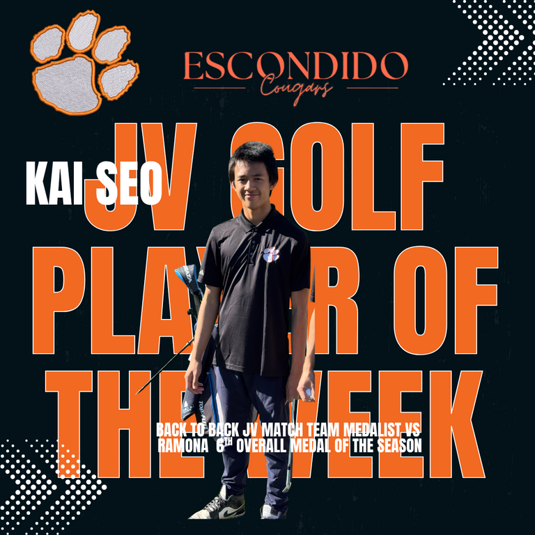 Jv player of the Week- Kai Seo