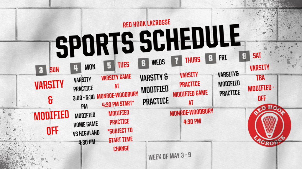 This Week's Schedule
