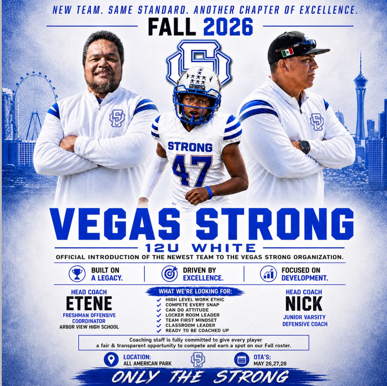 Welcome to Vegas Strong Football