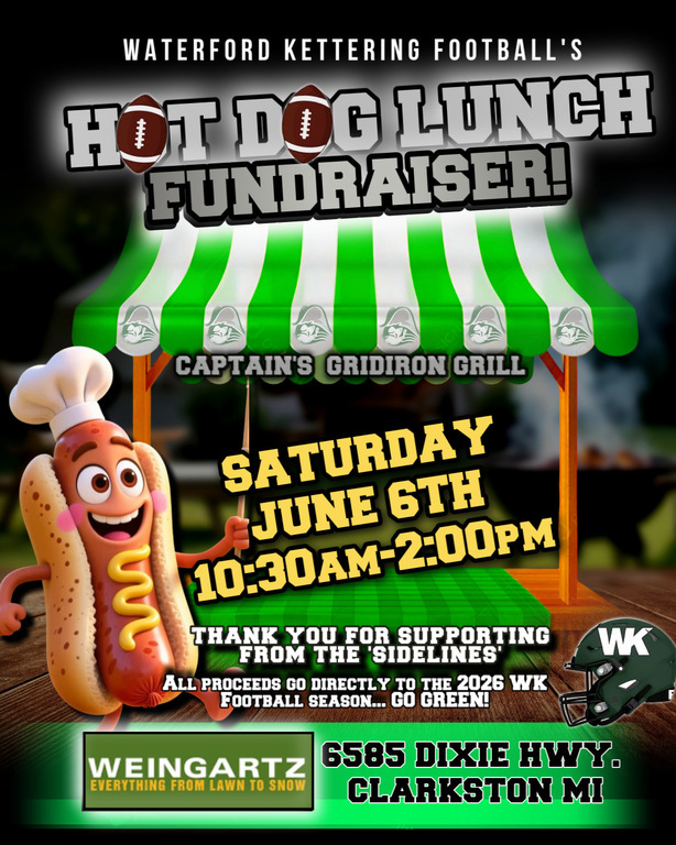 We need some players to help run the fundraiser on Saturday- Grill/Sell/Mingle with the people. Please message me and let me know who is available and willing… We need players there by 9:50am to start set up by 10am. We will serve from  10:30-2pm while ho