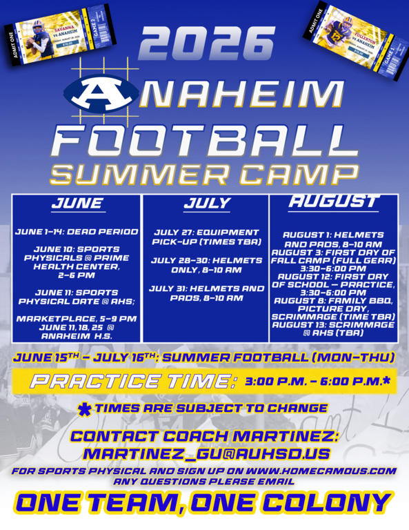 Summer info!