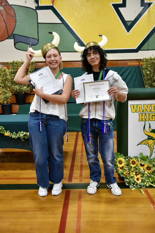 VIKINGS OF THE YEAR AT VANDEN  GOES TO,  JADYN VOORWINDEN & JUSTIN GALVEZ