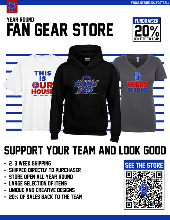 Team Store is Open! Share and support!

A men’s Tshirt is available in big sizes and is just $23. Also, available in 6 colors with 4 different designs to choose from.  Order any quantity and have it shipped directly to your door!