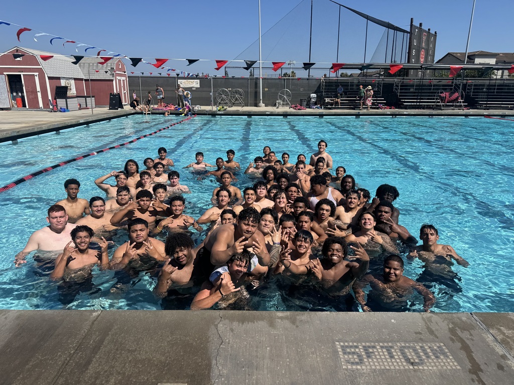Boys got a pool day last week!